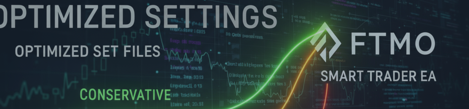 FTMO Smart Trader EA: 3 New Optimised Set Files (Conservative, Moderate, Aggressive)